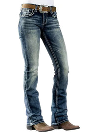 Women’s 90s Mid-Rise Bootcut High-Stretch Jeans