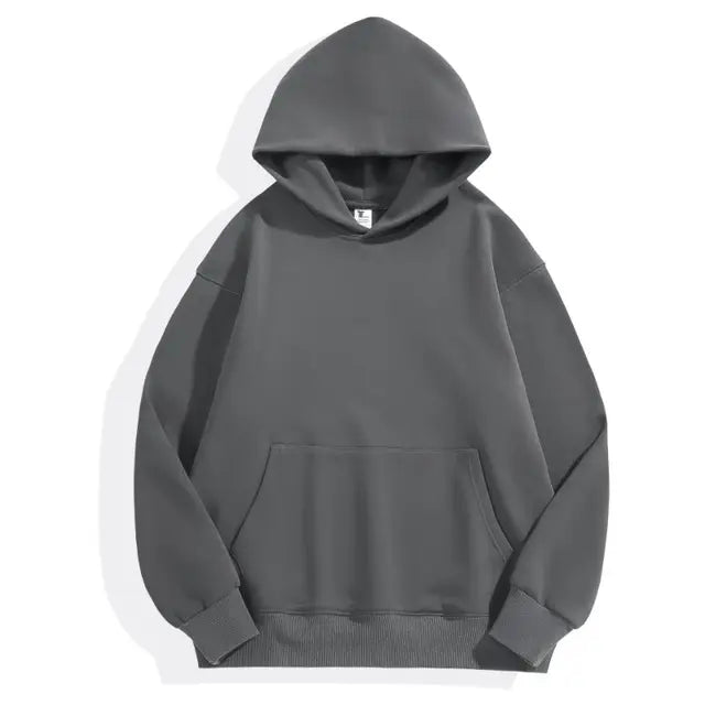 Heavy Weight Cotton Plus Velvet Hooded Sweater