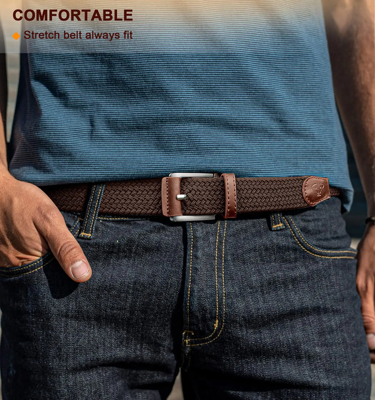 BULLIANT Men's Stretch Woven Belt