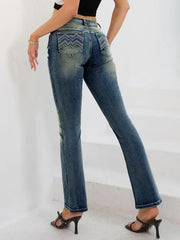 Women’s 90s Mid-Rise Bootcut High-Stretch Jeans