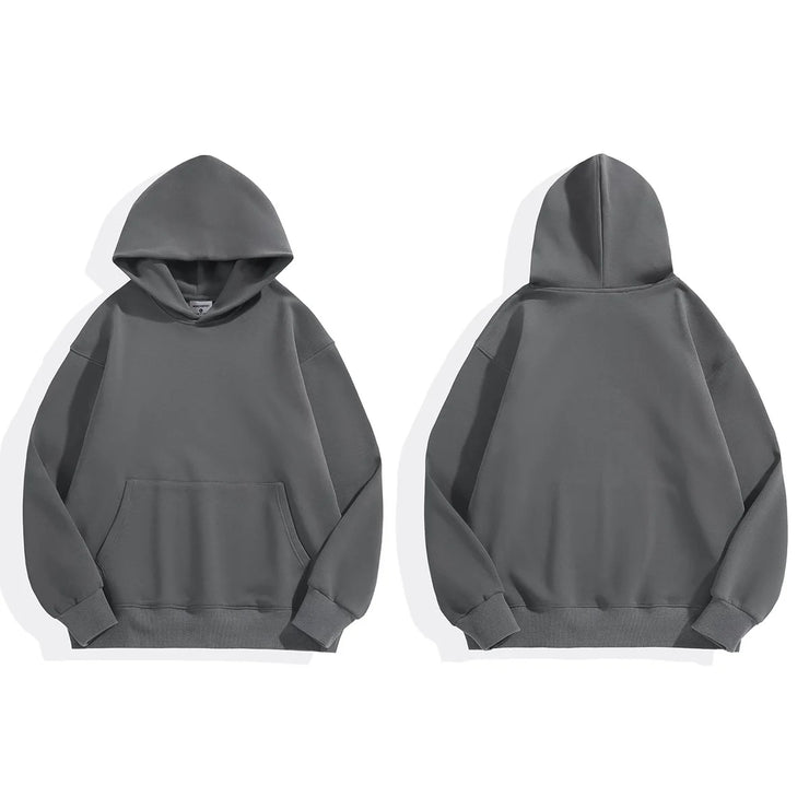 Heavy Weight Cotton Plus Velvet Hooded Sweater