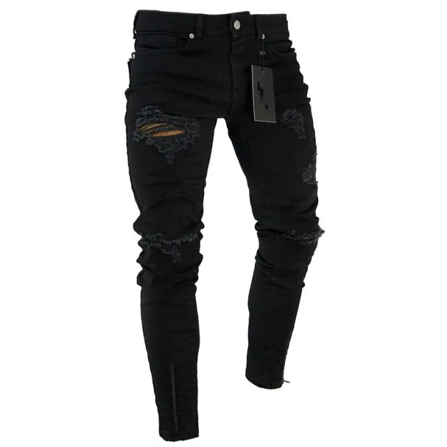 Black Stretch Skinny Fit Jeans