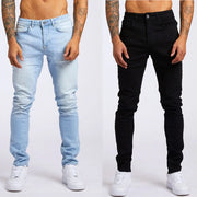 Men's Slim Fit High Waist Jeans