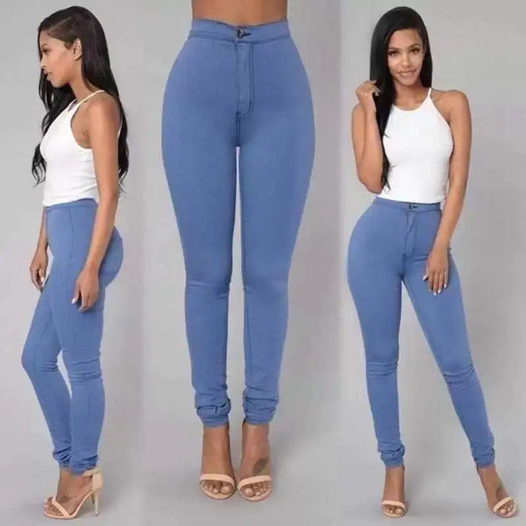 Women's High-Waist Skinny Jeans