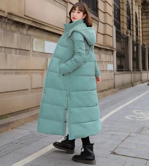 Women Long Cotton Coat